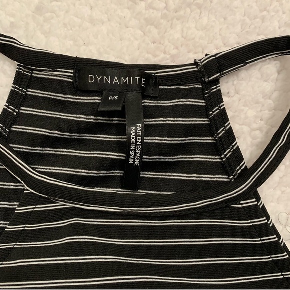 Dynamite  Stripped Cropped Tanktop - Picture 3 of 6